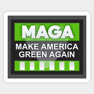 MAGA Make America Green Again Sticker